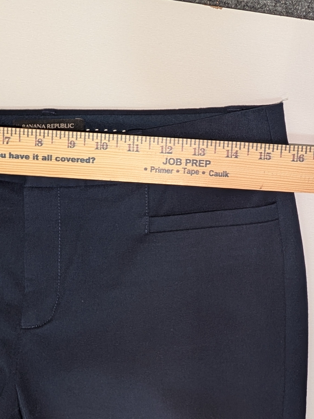 Women's Banana Republic Sloan Slim Ankle Pants Navy Blue Size 4L Tall - Picture 7 of 10